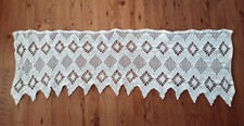 Beautiful crochet curtain-unique-approx. 134 cm-like new
