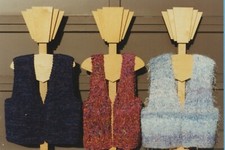 Ann Norling KNITTING PATTERN 14 Weekend Vest - Mix  Match Yarns