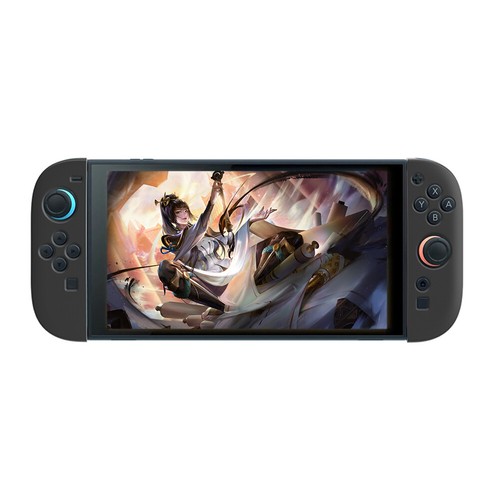 Für Nintendo für Switch 2 Joy-Con Controller Silikon Schutzhülle (Schwarz) DE - Picture 8 of 11