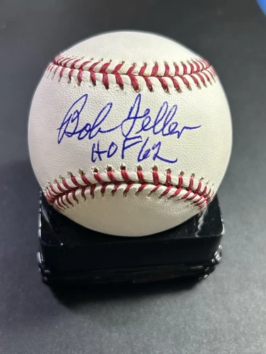 Bob Feller Autographed Official Major League Baseball COA (6)