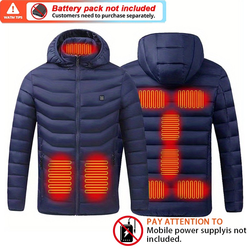Outdoor Heating Jackets Winter Warm Coat Men