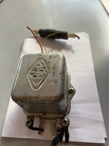SPANNUNGSREGLER Dynamo Piaggio Ape 501 - Ape 601 Original Efel Epoche Biene - Bild 3 von 5