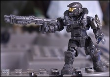 HALO MEGA CONSTRUX BLOKS UNSC SPARTAN NOBLE SIX MINI FIGURE CNH24 GUNGOOSE