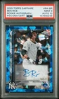 2025 Topps Sapphire BEN RICE rabr Rookie AUTO RC 189/199 PSA 9 DNA 10