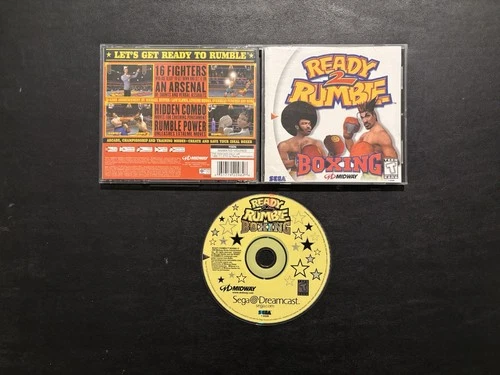 Ready 2 Rumble Boxing (Sega Dreamcast, 1999) Complete CIB w/ Manual Tested Works