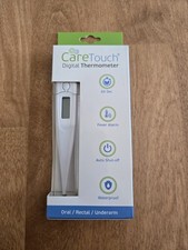 THERMOMETER CARETOUCH DIGITAL. 60 second reading, fever alarm, auto shut-off...