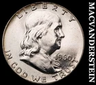 1960 Franklin Half Dollar- Silver Choice Gem Brilliant Uncirculated Color #i9834