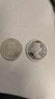 2 Canadian Silver Dollars Charlottetown 1964 1961