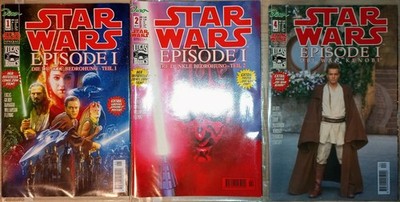 3 Comics Star Wars Special, Nr. 1+2+4, Dino, 1999, komplett mit Poster