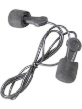 PistonZ Piston Shaped Metallic-Look Foam Corded Earplugs. (100 Pairs)