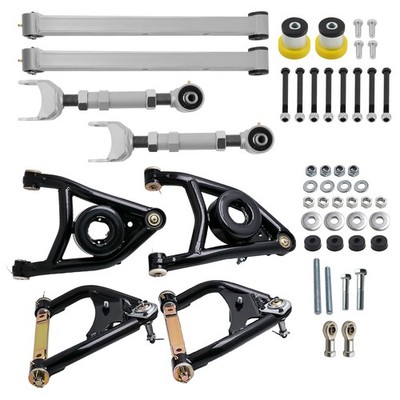 Upper Lower Trailing Control Arms Kit for 1967-1972 Chevy Chevelle for GM A-Body