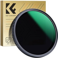 82mm Variable Neutral Density Lens Filter ND8-ND2000 3-11stop Waterproof Ad...