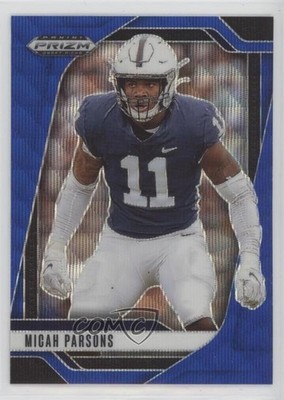 2025 Panini Prizm Draft Picks Blue Wave Prizm 248/299 Micah Parsons #191 1n8m