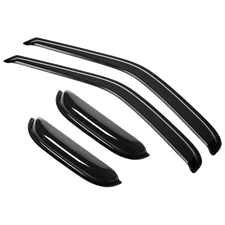 Ford 1997-2003 Window Visor F150 Extended Cab 4Pc Smoke Door Vent Rain Guards