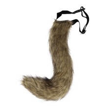 Faux Fur Fox Costume Tail Cosplay Halloween Christmas Party Costume One Size