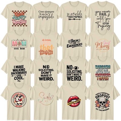 T-Shirt positiver und inspirierender sarkastischer Humor Erwachsene positive Schwingungen Geschenk