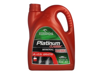 ORLEN PLATINUM CLASSIC DIESEL MINERAL 15W-40 4 Liter Motoröl Öl Mineralisch