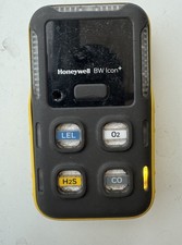 Honeywell BW Icon + Gas Detector 4 Gas Monitor GDU LEL/H2S/CO/O2 Calibrated Unit