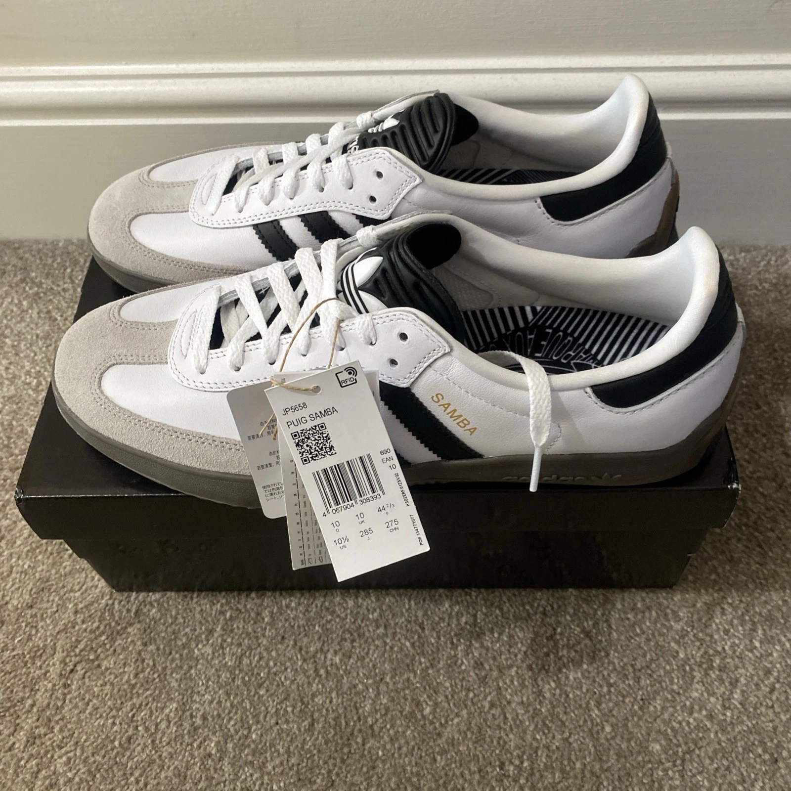 ADIDAS SAMBA Puig UK SIZE 10 RRP £90 JP5658 BNIB Men’s Trainers Free Uk Delivery