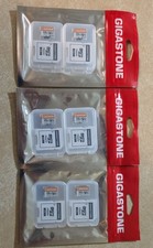 LOT OF Gigastone 128GB Micro SD card 2-Pack ( 3 packs) total New sealed