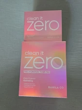 BANILA CO Clean It Zero Pink Hydration Toner Pad And Cleansing Balm Set