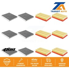 Air Cabin Filters (12 Total) Kit For Volkswagen Jetta Taos Golf SportWagen