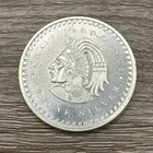 (P) 1/2 oz .999 Fine Silver Round Aztec Calendar Design Half Troy Ounce