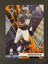 Gervon Dexter Sr 2023 Panini Phoenix Football Rookie Lava /175 Bears 