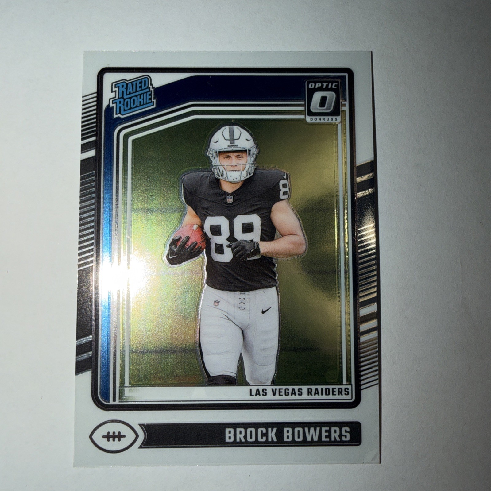 Brock Bowers Panini Donruss Optic #215 Base