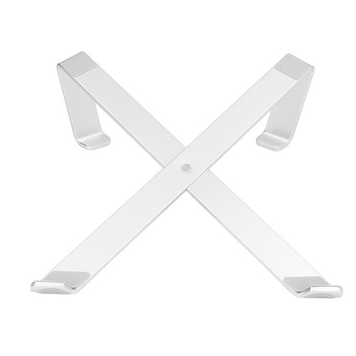 Laptop Stand Aluminum Alloy Silver Foldable Design Regulable Height Heat D AM - Afbeelding 11 van 23