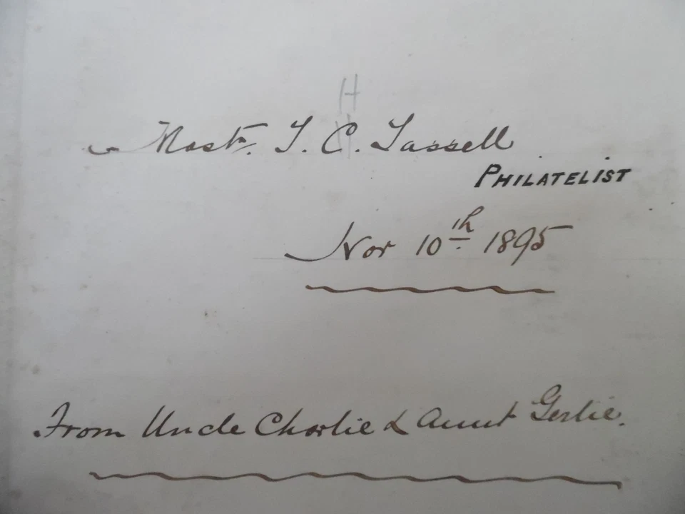 Old Lincoln Stamp Album (1894) with a Collection of 5,002 Classic Period Stamps. - Image 2 of 4