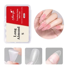 100 Pcs/box False Nails Acrylic Press on Nails Artificial Nails Matte Fake Tips