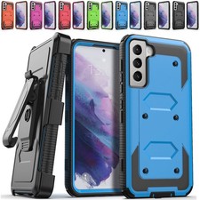 For Samsung Galaxy S21/S21 /S21 Ultra/S21 FE Case Hybrid Cover Belt Clip Holster