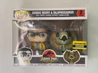 Funko Pop! Movies: Dennis Nedry & Dilophosaurus 2-Pack EE Vinyl Figure H3