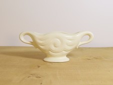 Falcon Ware England (466) Small Handled Ceramic White Dreamy Vase/Jardinière