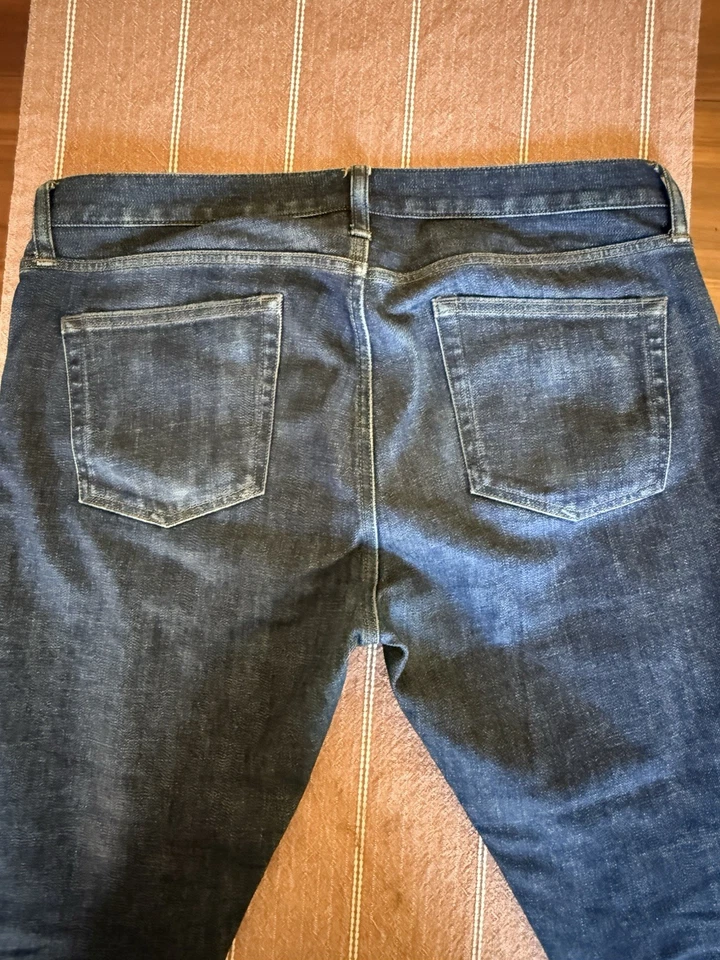 Mens J.Crew  484 Slim fit jean in Japanese stretch selvedge 35x32 - Image 4 of 4