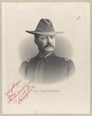 Photo:Colonel Theodore Roosevelt USV Uniform Portrait c1898