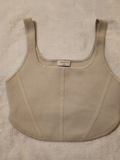 Aritzia Babaton Sculpt Knit Bustier Tank In Beige Size XL