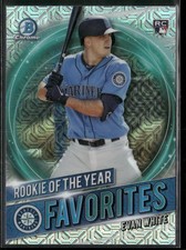 2021 Bowman #RRY-EW Evan White Chrome ROY Favorites Mojo Refractor