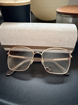Jimmy Choo Brille Roségold Designerfassung inkl. Original Etui