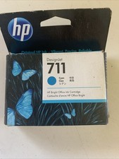 New Genuine HP 711 Cyan Ink Cartridge Box DesignJet CZ130A OEM Exp. 07/2020