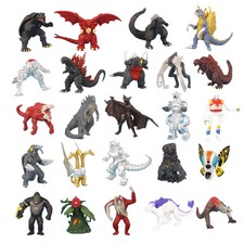 24pcs/set Godzilla vs King Kong Figure Model Toys 17cm
