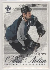 2001-02 Pacific Private Stock Silver 40/108 Owen Nolan #86 0a3