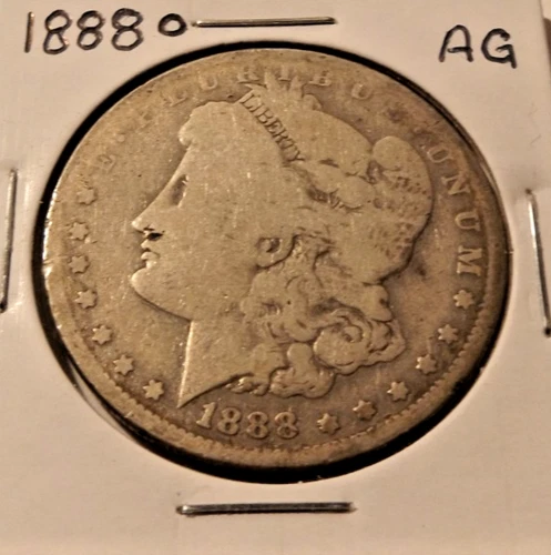 1888 o About Good - Morgan Silver Dollar - Nice Date