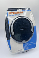 NEW Sylvania Personal CD Player New Sealed Black With Earbuds SCD300DG-4 Sealed
