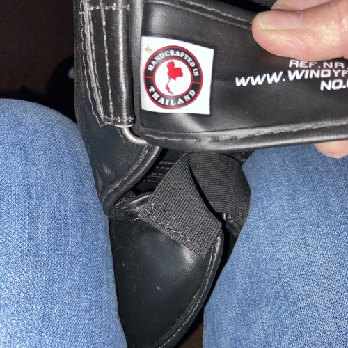 Windy MMA L Muay Thai Shin Pads, Size XXLarge. Black, Clean, Tough. Embc - Picture 3 of 10