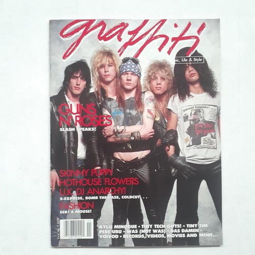 Graffiti Guns N' Roses Skinny Puppy Hothouse Flowers Kylie Minogue Cheap Trick
