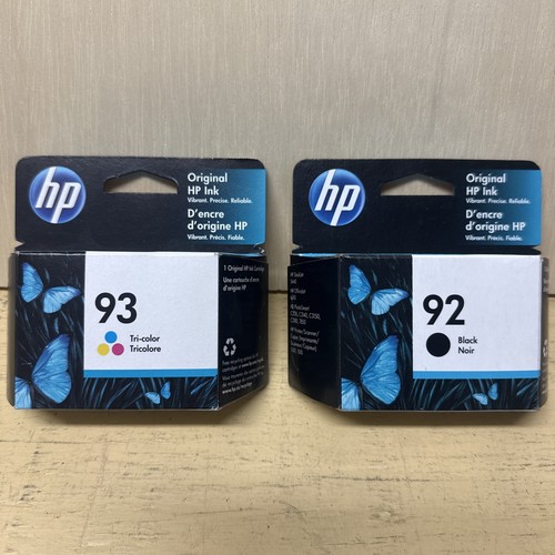 Genuine HP 92 93 Ink Cartridge Combo for HP6310 C3150 C3180 7850 Printer