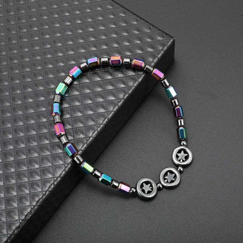 Therapy Bracelet Body Slim Anklet Therapy Weight Loss Hematite Magnet Anklet - Picture 9 of 12