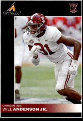2023 Panini Chronicles Draft Picks #9 Will Anderson Jr. Pinnacle Rookie Card